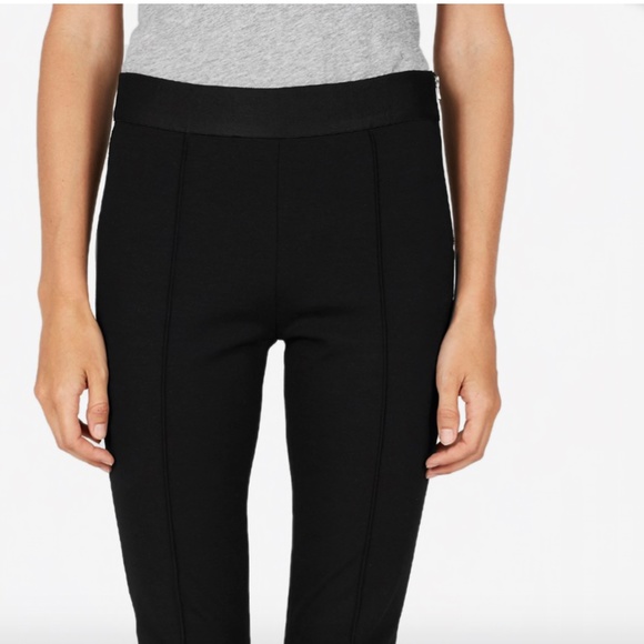 EVERLANE The Stretch Ponte Skinny Pants Black 8 - Picture 7 of 12